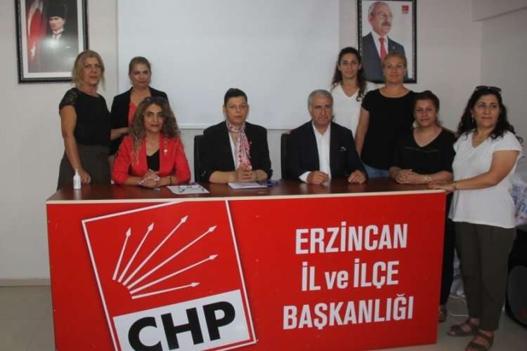 CHP Kadın Kolları Genel Başkan Yardımcısı  Erzincan'da partililerle buluştu