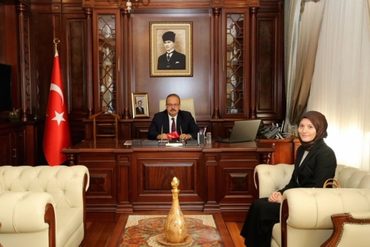 Harmancık Kaymakam Vekilinden Bursa Valisi Canbolat'a ziyaret