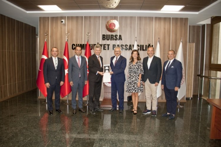 BUSİAD y&ouml;netim kurulu, Bursa Adliyesi'ni ziyaret etti