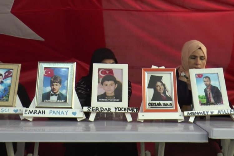 Diyarbakır'da ailelerin evlat n&ouml;beti 1086'ncı g&uuml;n&uuml;nde