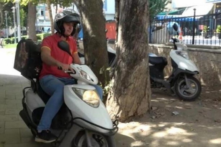 Motokurye siparişi teslim edince hayatının şokunu yaşadı