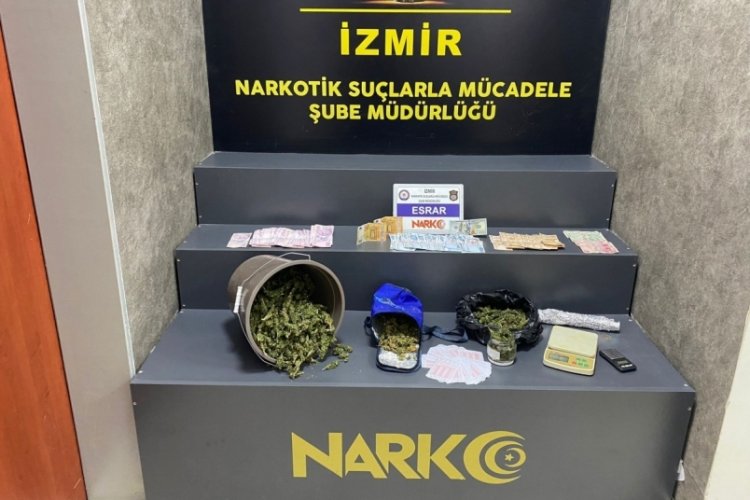 İzmir'de evinde uyuşturucu bulunan 1 kişi tutuklandı