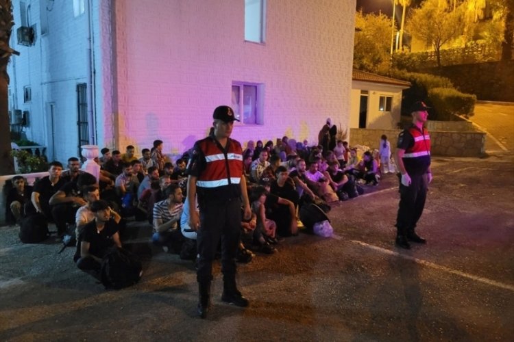 Muğla'da 92 d&uuml;zensiz g&ouml;&ccedil;men yakalandı