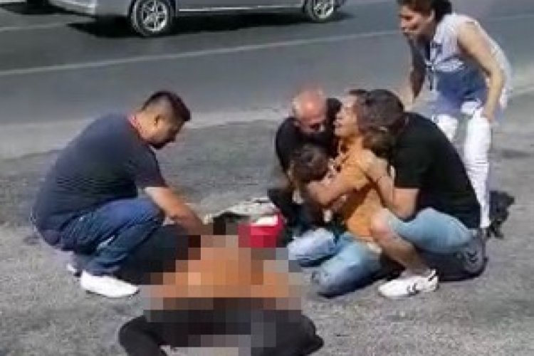 Antalya'da anne ve bebeğinin can verdiği feci kaza kamerada