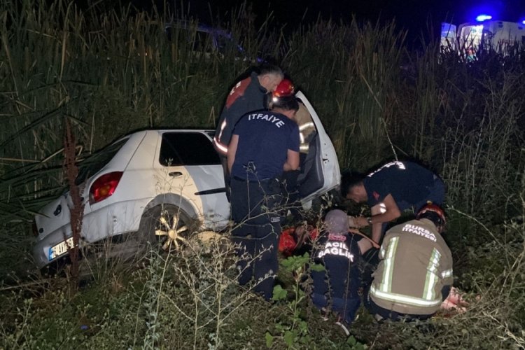 Bursa'da kaza: Yaralının kurtulunca ilk işi eşini aramak oldu