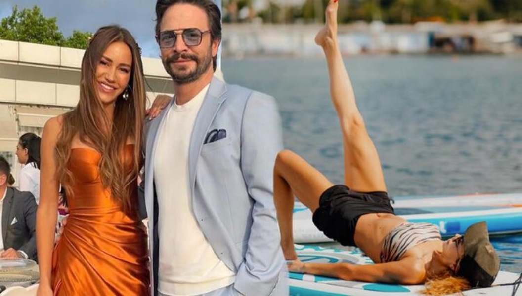Ahmet Kural'ın sevgilisi &Ccedil;ağla Gizem b&ouml;yle form tutuyor