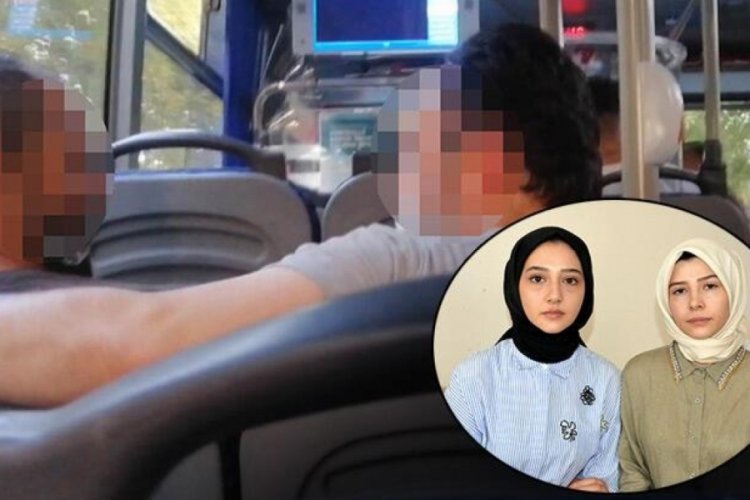 Kız kardeşlere otob&uuml;ste taciz!