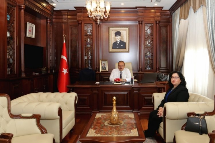 Yeni Vali Yardımcısı'ndan Canbolat'a ziyaret