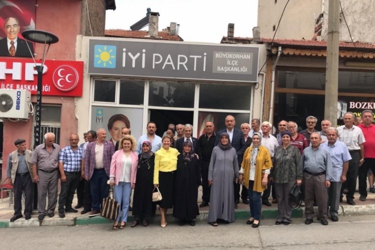 İYİ Parti Bursa Milletvekili Tatlıoğlu B&uuml;y&uuml;korhan'da a&ccedil;ıklamalarda bulundu