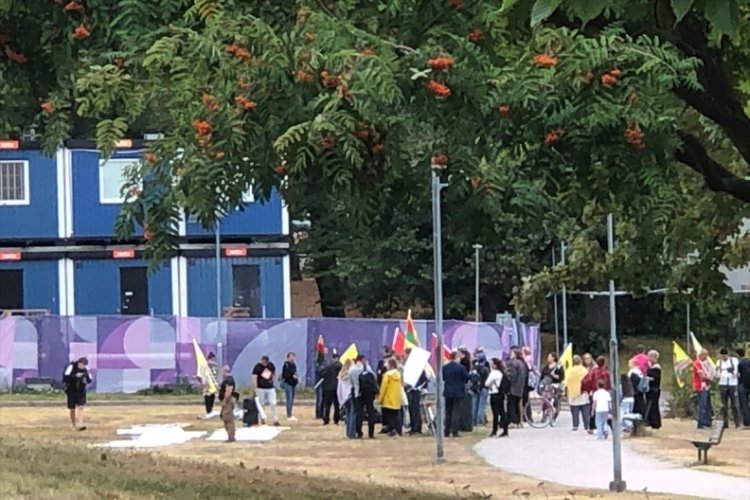 Finlandiya'da YPG/PKK yandaşları eylem yaptı