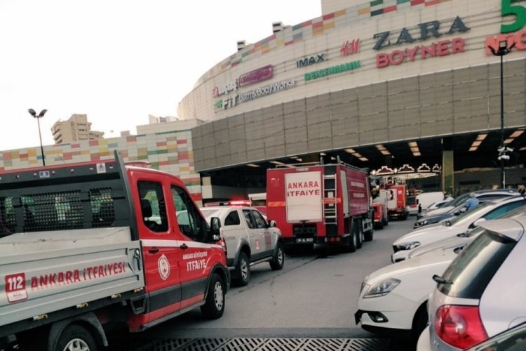 Ankara'da bir AVM'de kola tankının patladı