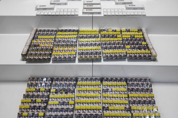 1128 paket ka&ccedil;ak sigara ele ge&ccedil;irildi