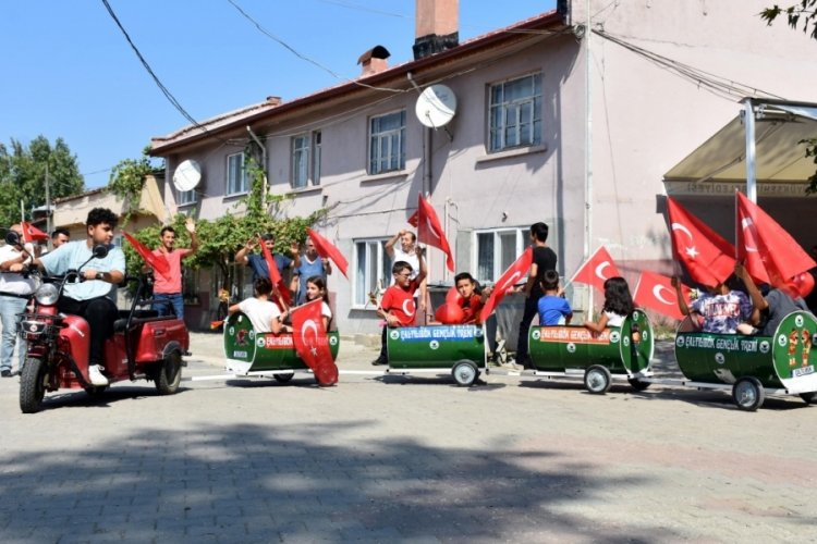 Bursa Mustafakemalpaşa'da gen&ccedil;lik treni projesi