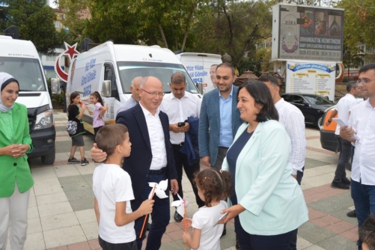 Bursa Orhangazi'de 'Y&uuml;z y&uuml;ze g&ouml;n&uuml;l g&ouml;n&uuml;le' ziyaretleri
