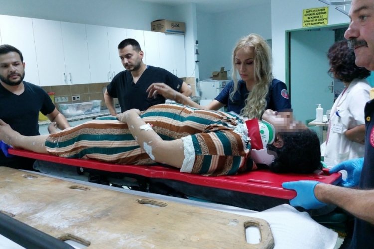 Samsun'da halı silkelerken balkondan aşağı d&uuml;şt&uuml;