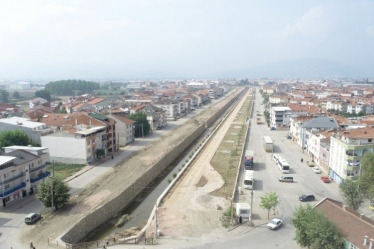Bursa'da Kanal İneg&ouml;l yeşilleniyor