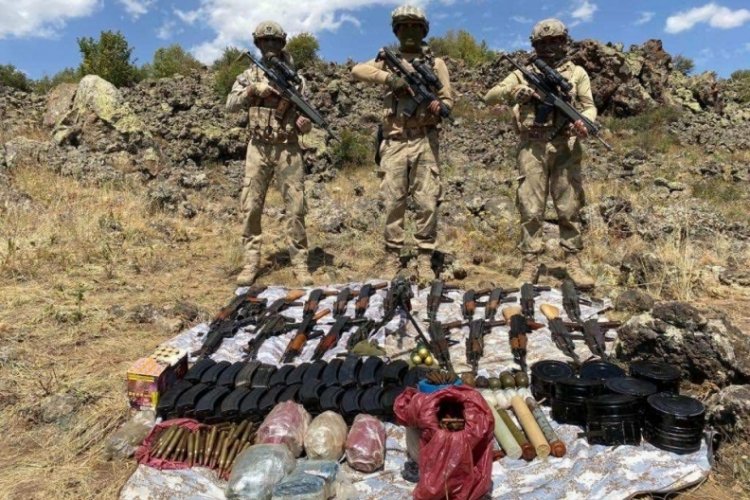 Tend&uuml;rek'te PKK'ya ait cephane ele ge&ccedil;irildi