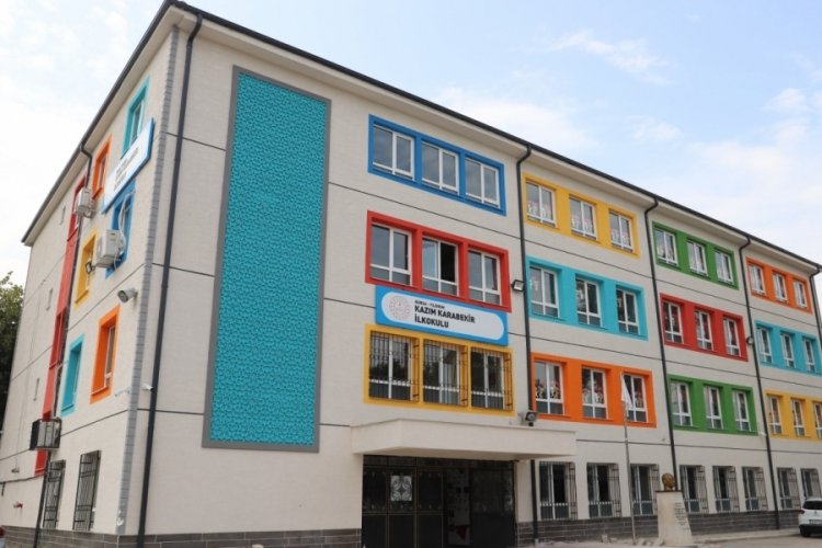 Bursa'da Kazım Karabekir İlkokulu'nun güçlendirme çalışması tamamlandı