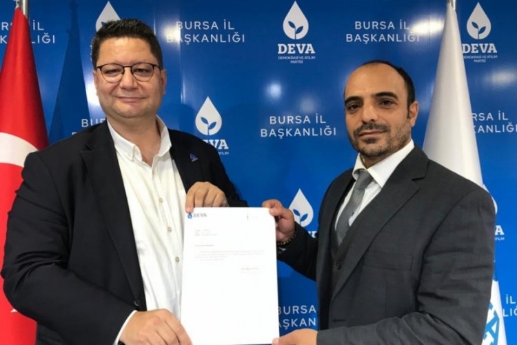 DEVA Mudanya'da İl&ccedil;e Başkanı Tuncay &Ouml;zdemir oldu