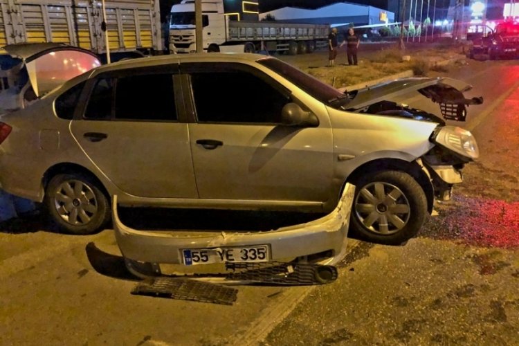 &Ccedil;orum'da k&ouml;peğe &ccedil;arpmamak i&ccedil;in canından oluyordu