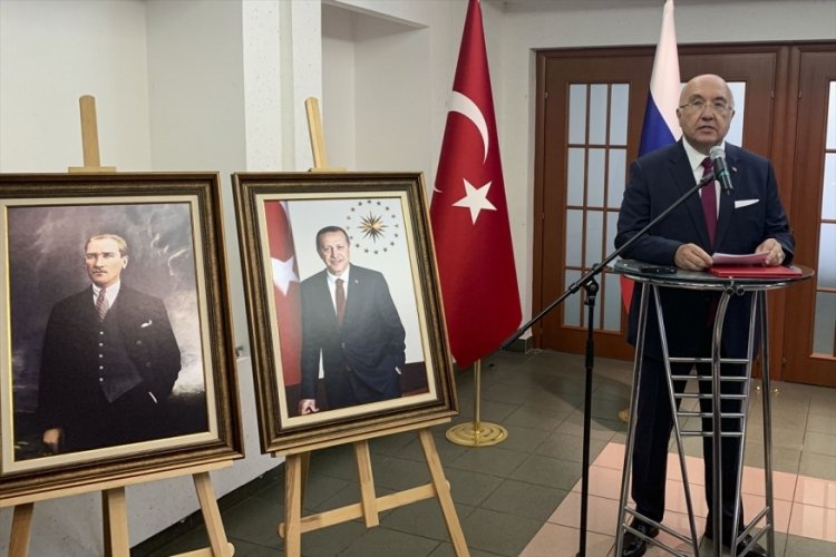 30 Ağustos Zafer Bayramı Rusya'da resepsiyonla kutlandı