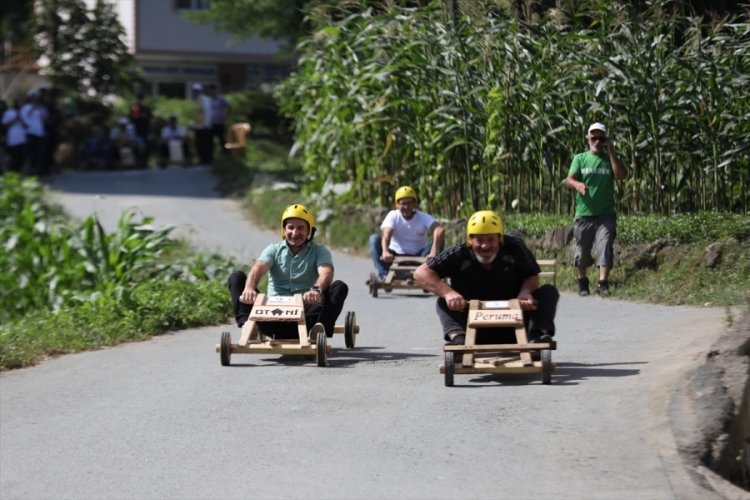 Rize'de geleneksel Laz Ralli 2 yıl sonra ger&ccedil;ekleştirildi