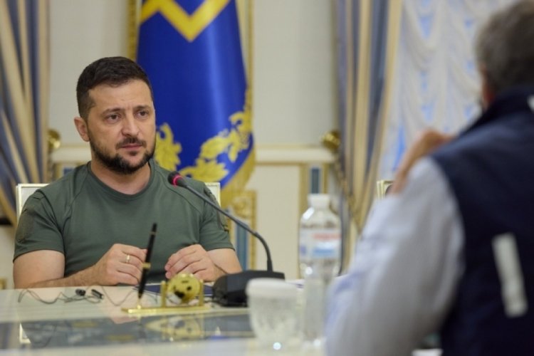 Zelenskiy, Uluslararası Atom Enerjisi Ajansı heyeti ile g&ouml;r&uuml;şme yaptı