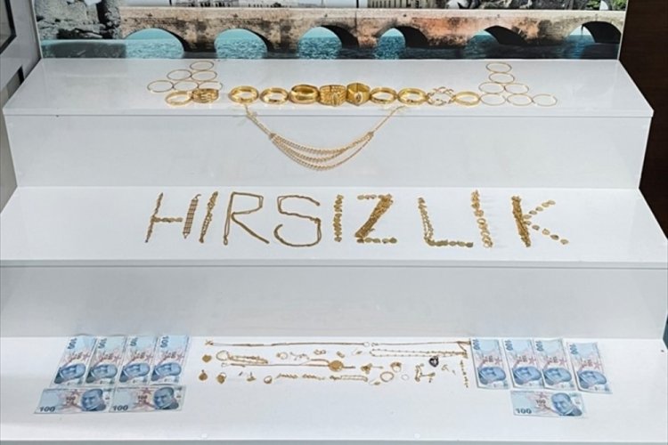Adana'da 900 bin liralık ziynet eşyası &ccedil;alan şahıs yakalandı