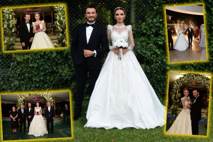 Seray Duan ile Hakan Ağa&ccedil;lıyol'un g&ouml;rkemli d&uuml;ğ&uuml;n&uuml;