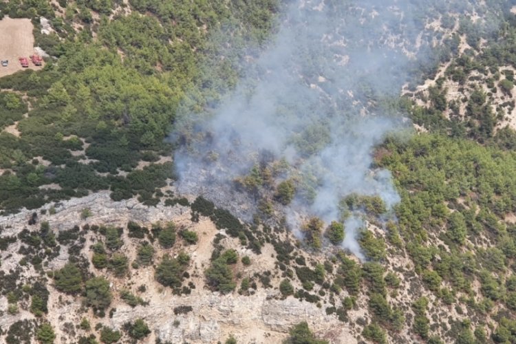 Manisa Kula'daki orman yangını kontrol altına alındı