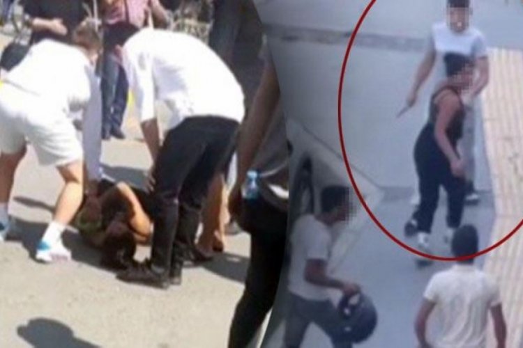 İzmir'de kavga ettiği kişilere salladığı bı&ccedil;ak, nişanlısına saplandı