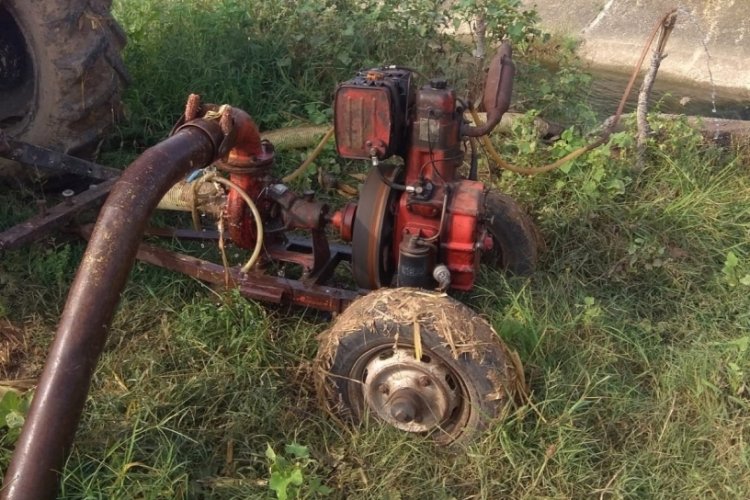 Osmaniye'de sulama motorunu &ccedil;aldılar