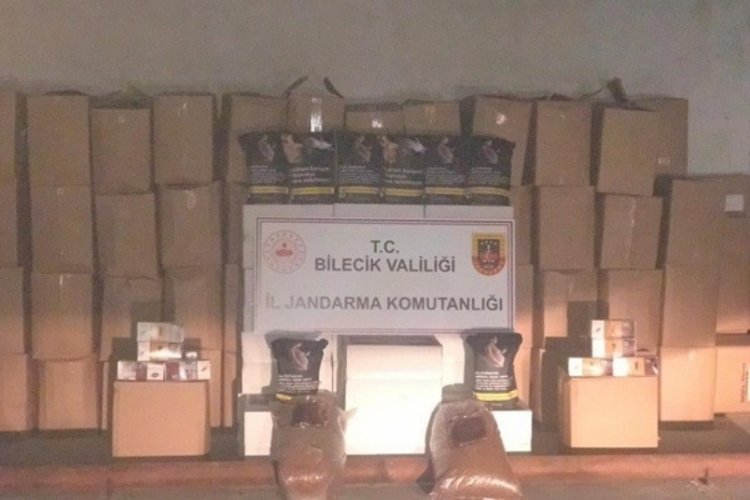 Bilecik'te 1 ton ka&ccedil;ak t&uuml;t&uuml;n ele ge&ccedil;irildi