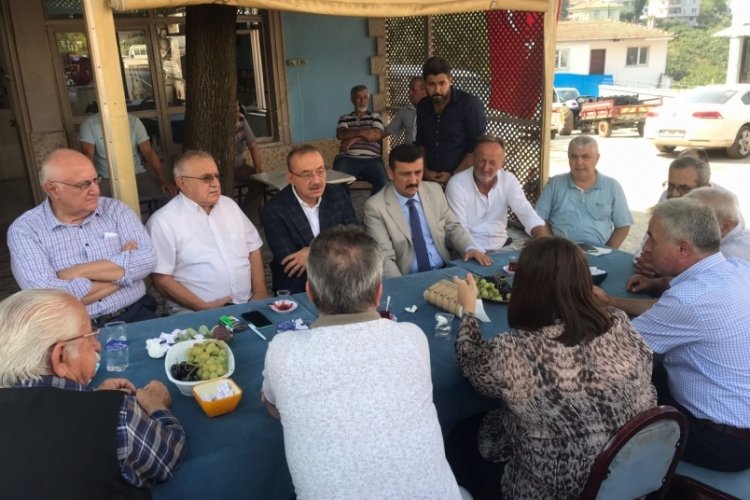 İYİ Parti Bursa'da afet b&ouml;lgesinde inceleme