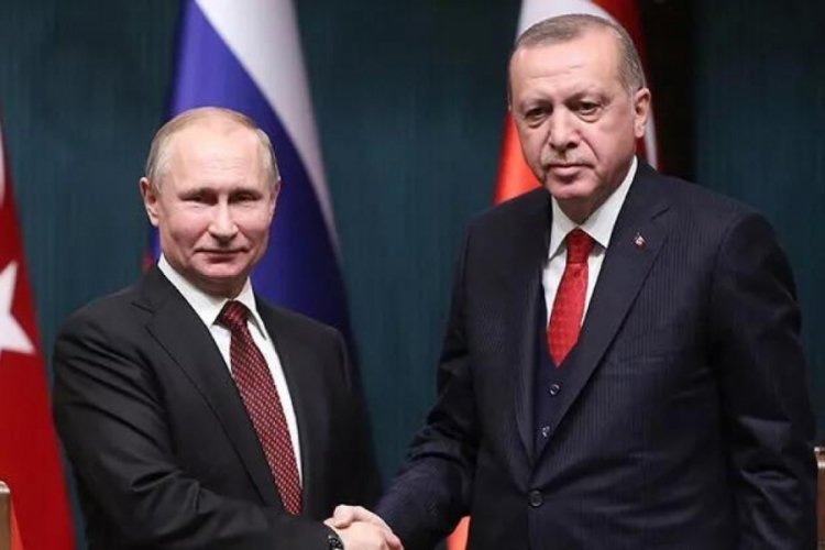 Cumhurbaşkanı Erdoğan, Putin'le g&ouml;r&uuml;şt&uuml;