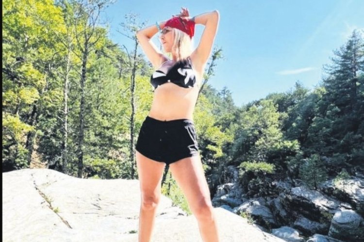 Hande Yener, Kaz Dağları'na gitti