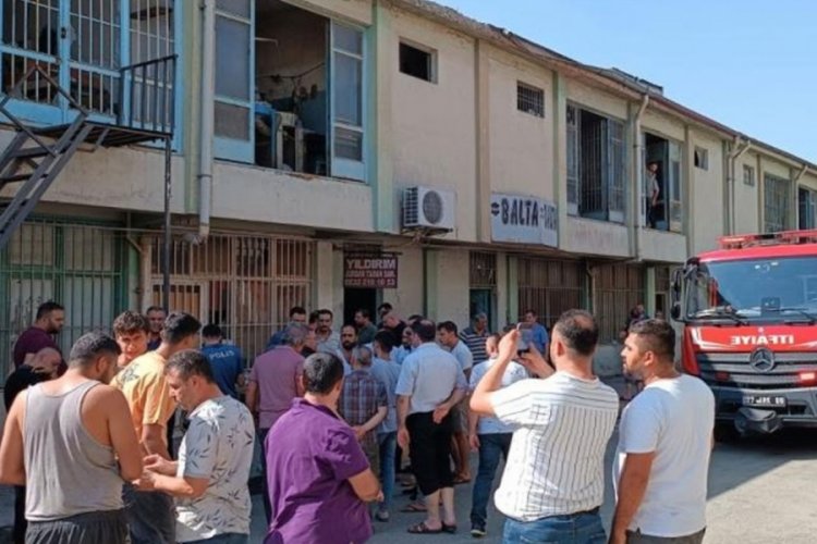 Ayakkabı at&ouml;lyesinde patlama