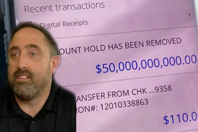 Banka hesabına yanlışlıkla 50 milyar dolar yatırıldı