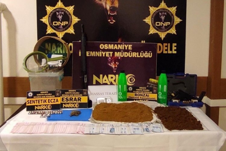 Osmaniye'de uyuşturucu operasyonları yapıldı