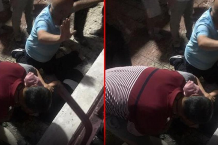 Tartıştığı komşusunu balkondan attı, lin&ccedil;ten polis kurtardı