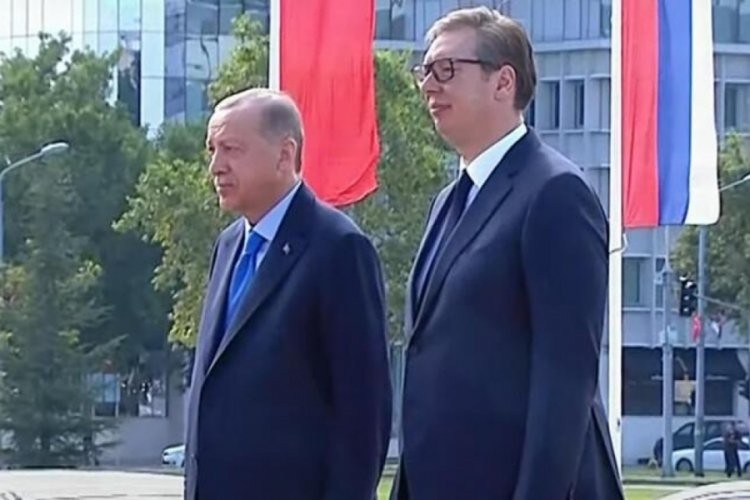 Cumhurbaşkanı Erdoğan Sırbistan'da