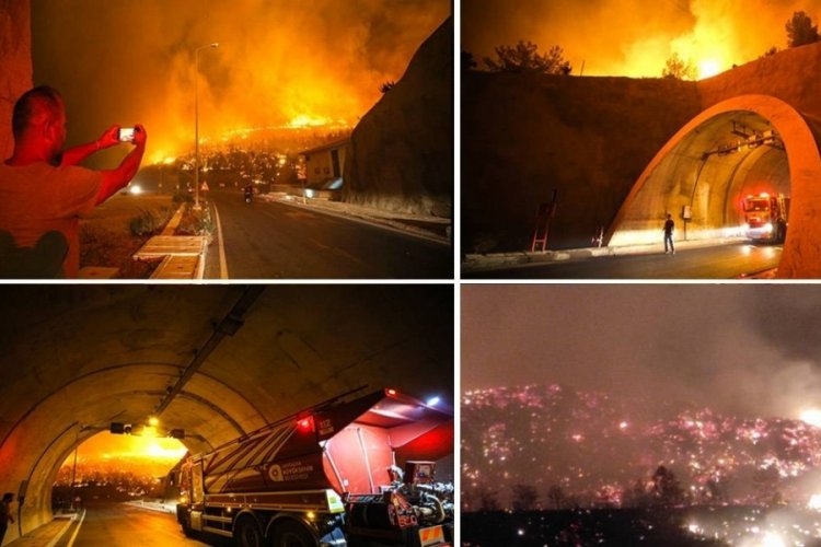 Mersin'deki orman yangını 14.saatinde bir il&ccedil;eye daha sı&ccedil;radı!