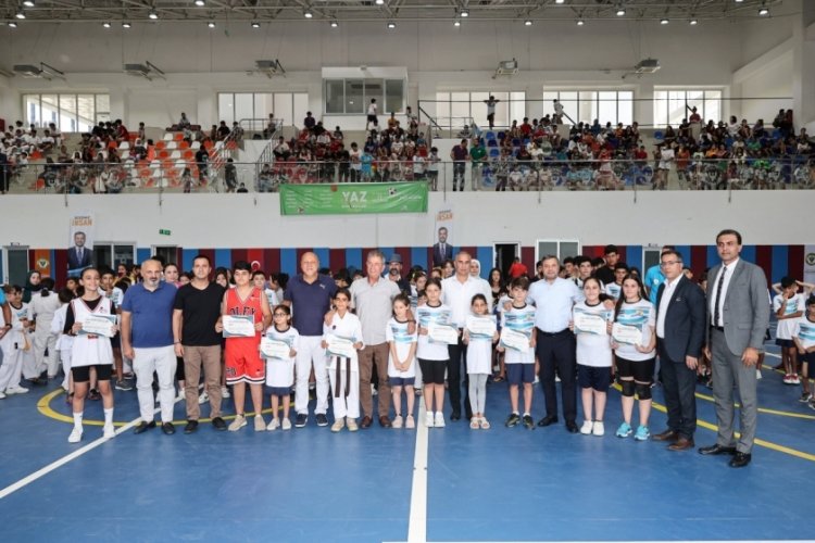Adana'da 7 bin 500 &ccedil;ocuk yaz spor okulu sertifikası aldı
