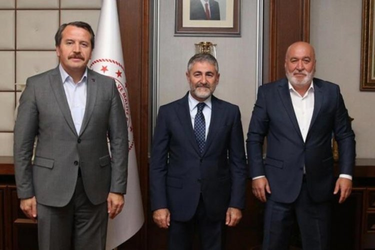 Memur-Sen Genel Başkanı Yal&ccedil;ın Bakan Nebati ile g&ouml;r&uuml;şt&uuml;