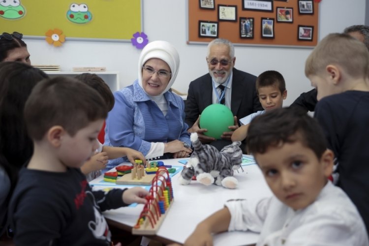 Emine Erdoğan, Mehmet Tabanca Anaokulu a&ccedil;ılışına katıldı