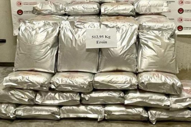 Hakkari'de Esendere G&uuml;mr&uuml;k Kapısı'nda 513 kilogram uyuşturucu ele ge&ccedil;irildi