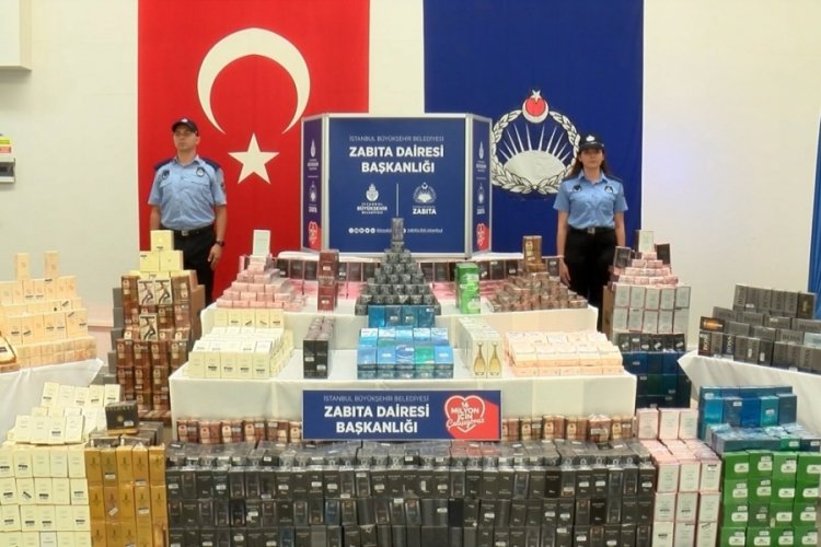 İstanbul'da 14 bin 215 şişe sahte parf&uuml;m ele ge&ccedil;irildi