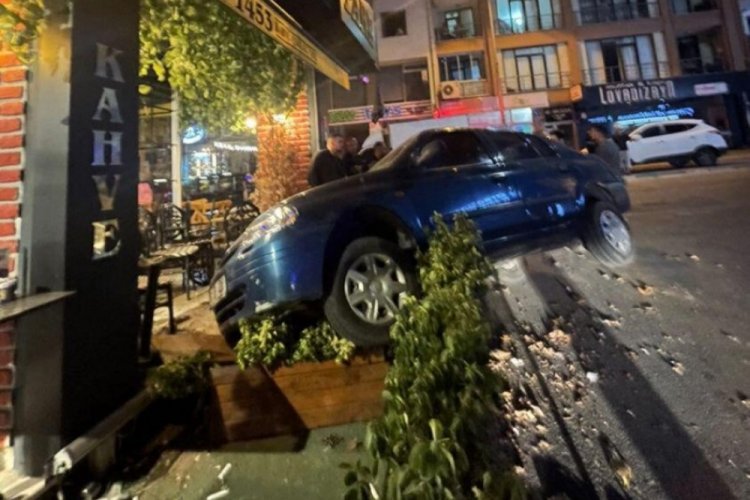 Bursa'da panik anları...