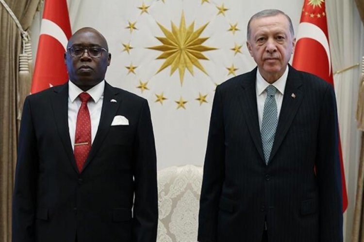 Kenya B&uuml;y&uuml;kel&ccedil;isi Boiyo Cumhurbaşkanı Erdoğan ile g&ouml;r&uuml;şt&uuml;