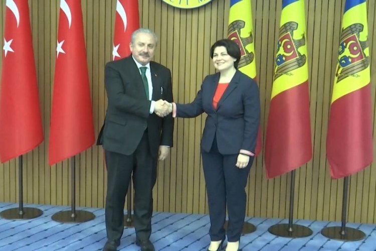 TBMM Başkanı Mustafa Şentop, Moldova Başbakanıyla g&ouml;r&uuml;şt&uuml;